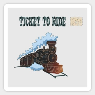 TICKET TO RIDE Sticker